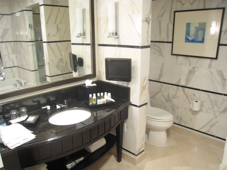 Marble bathroom